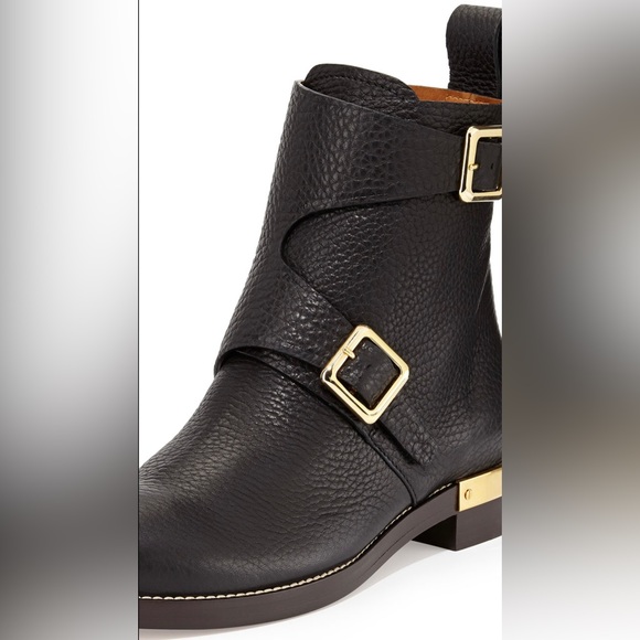 Chloé 'Colby' Double Monk Strap Moto Ankle Boot - Picture 8 of 11